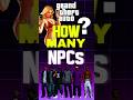 GTA NPC Count Evolution… You Won’t Believe GTA 5 #shorts