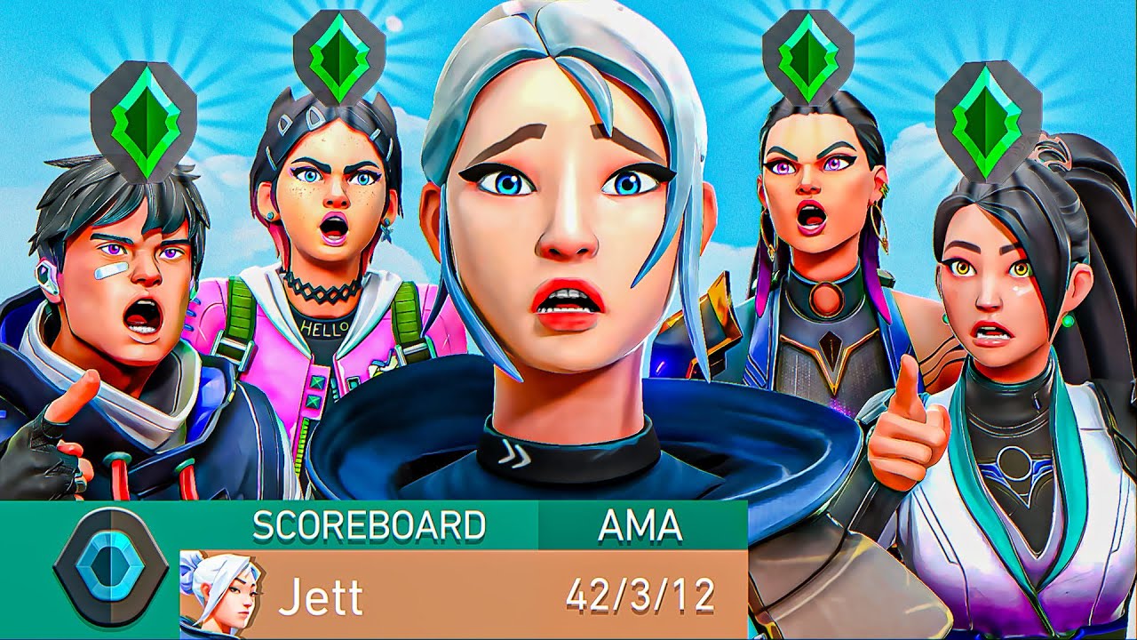 🚨JE M'INFILTRE PARMIS CES ASCENDANTS😱 ! #valorant #gaming #funny