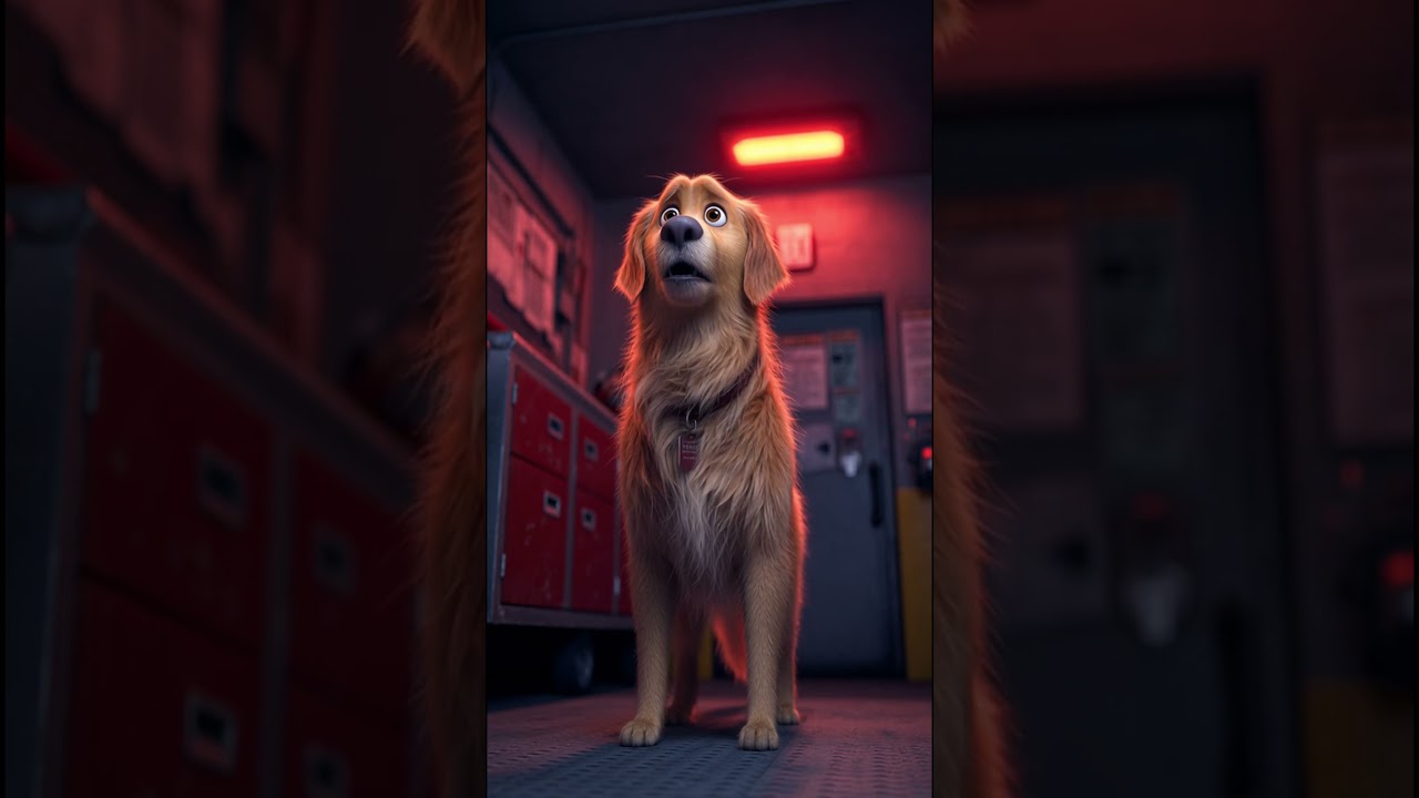 Brave Pup to the Rescue: Cat Saved by Firefighter Dog! 🚒🐶🐱 