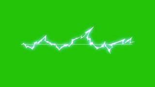 Green screen flash fx electric elements effects