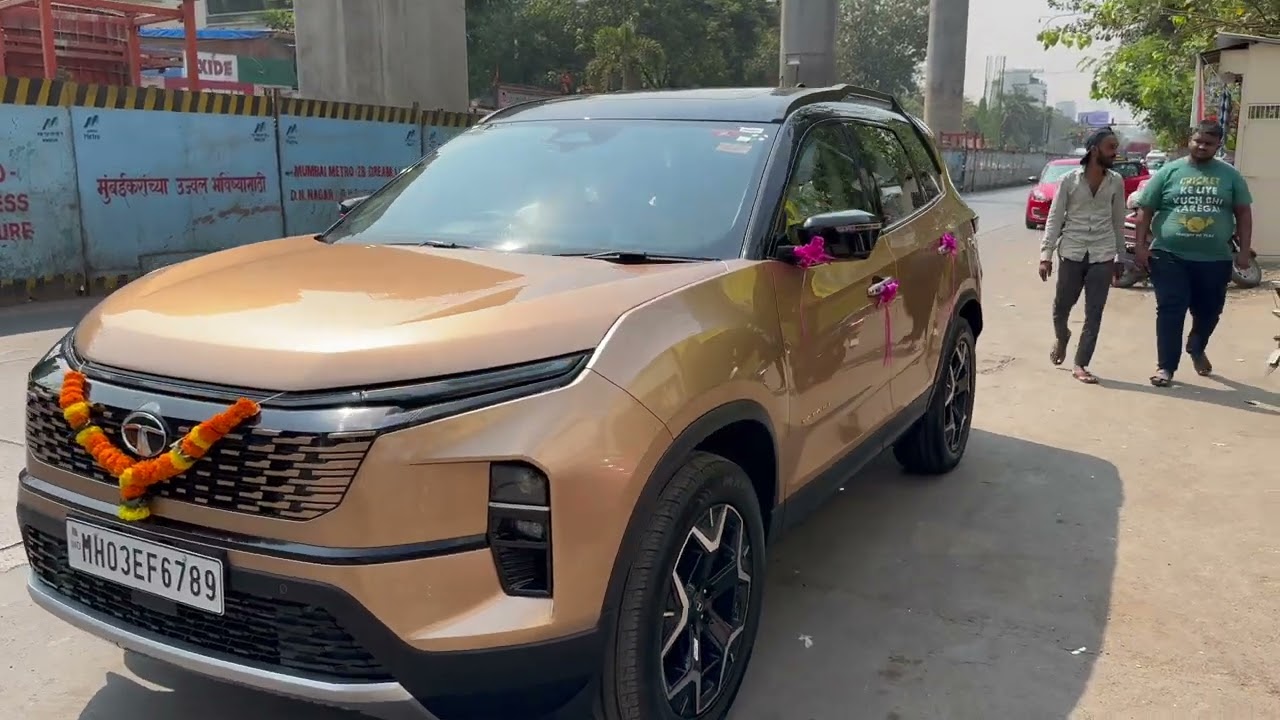 Tata Safari Facelift 2023 Accomplished Plus - Delivered - Cosmic Gold Colour