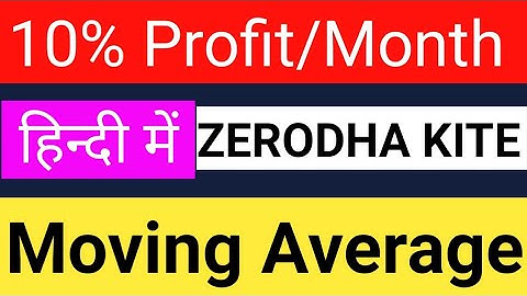 Moving Average Trading Secrets Zerodha||zerodha kite moving average || Moving average kaise lagaye