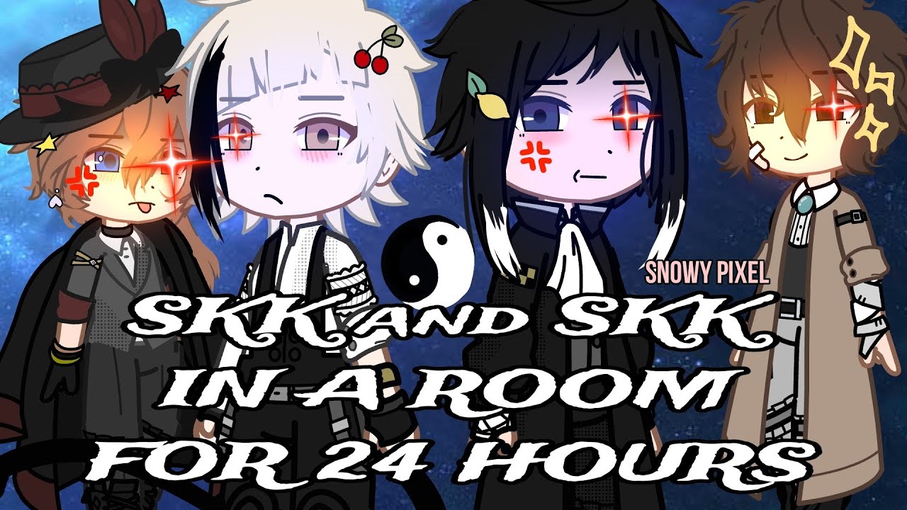 SKK and SSKK locked in a room for 24 hours! | Gacha club| First video! - Snowy_Pixel