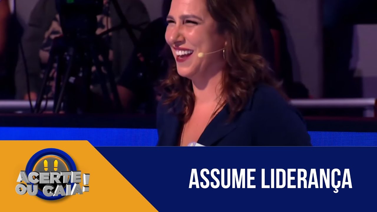 Renata Castro vence duelo contra Marco Luque e assume a liderança do programa | Acerte ou Caia