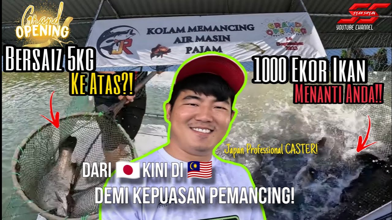 JEPUN 🇯🇵 Belanja 1000 Ekor Ikan‼️ Grand Opening Kolam Luar Biasa‼️