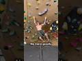 Forgot what using feet was for a sec 😂 #bouldering #climbing #campus