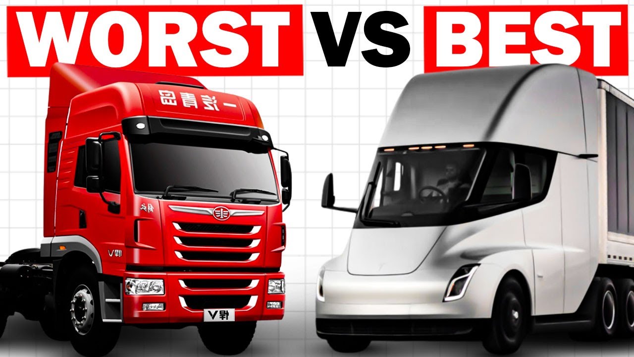 Мы составили рейтинг 25 марок грузовиков от худшего к лучшему