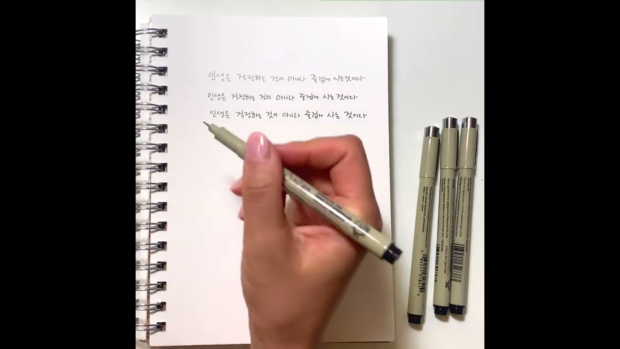 피그마 마이크론 펜 PIGMA MICRON PEN YouTube
