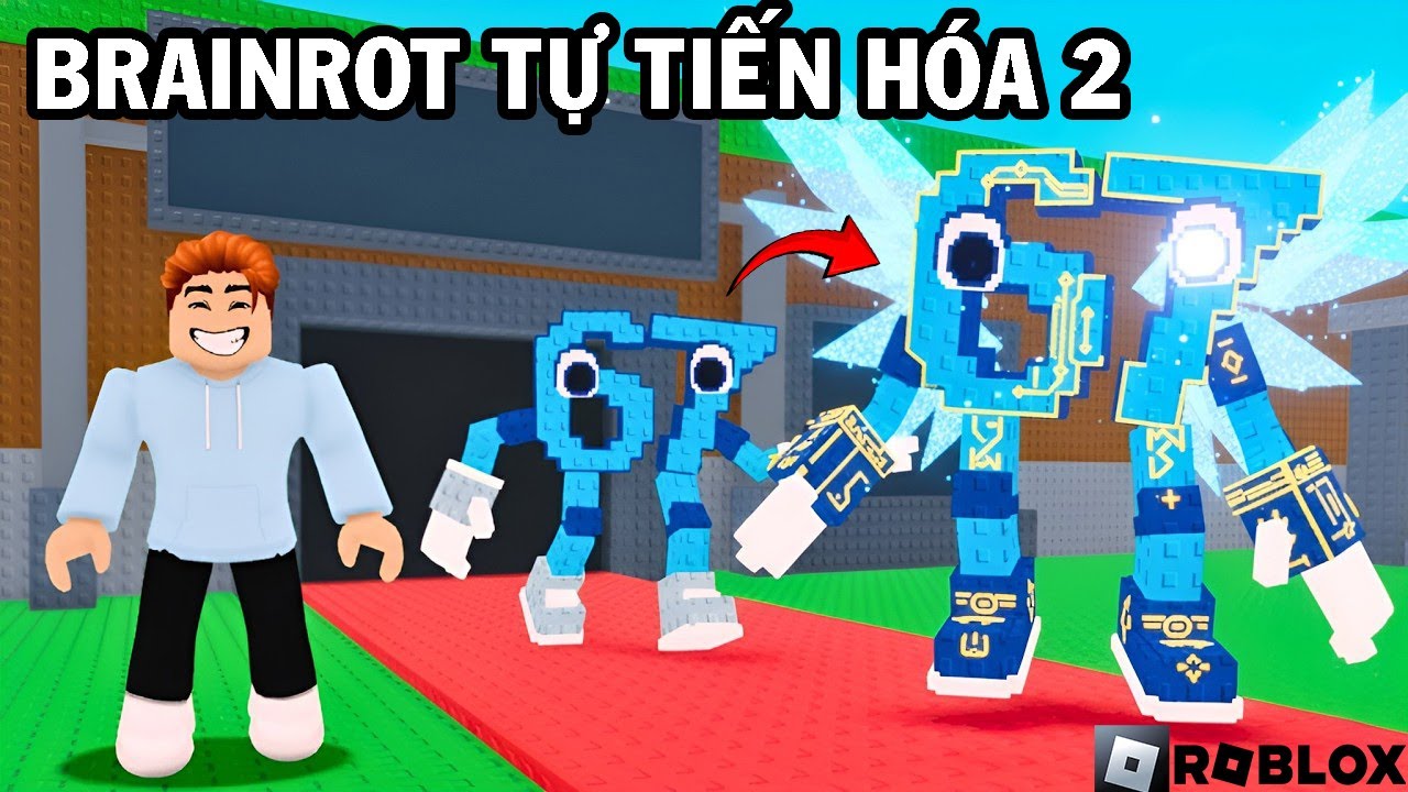 Ăn cắp Brainrot tự tiến hóa siêu hiếm trong Đánh Cắp Brainrot Roblox (phần 2) | Game Short