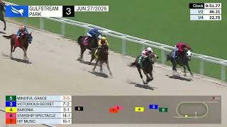 Gulfstream Park June 27, 2026 Race 3