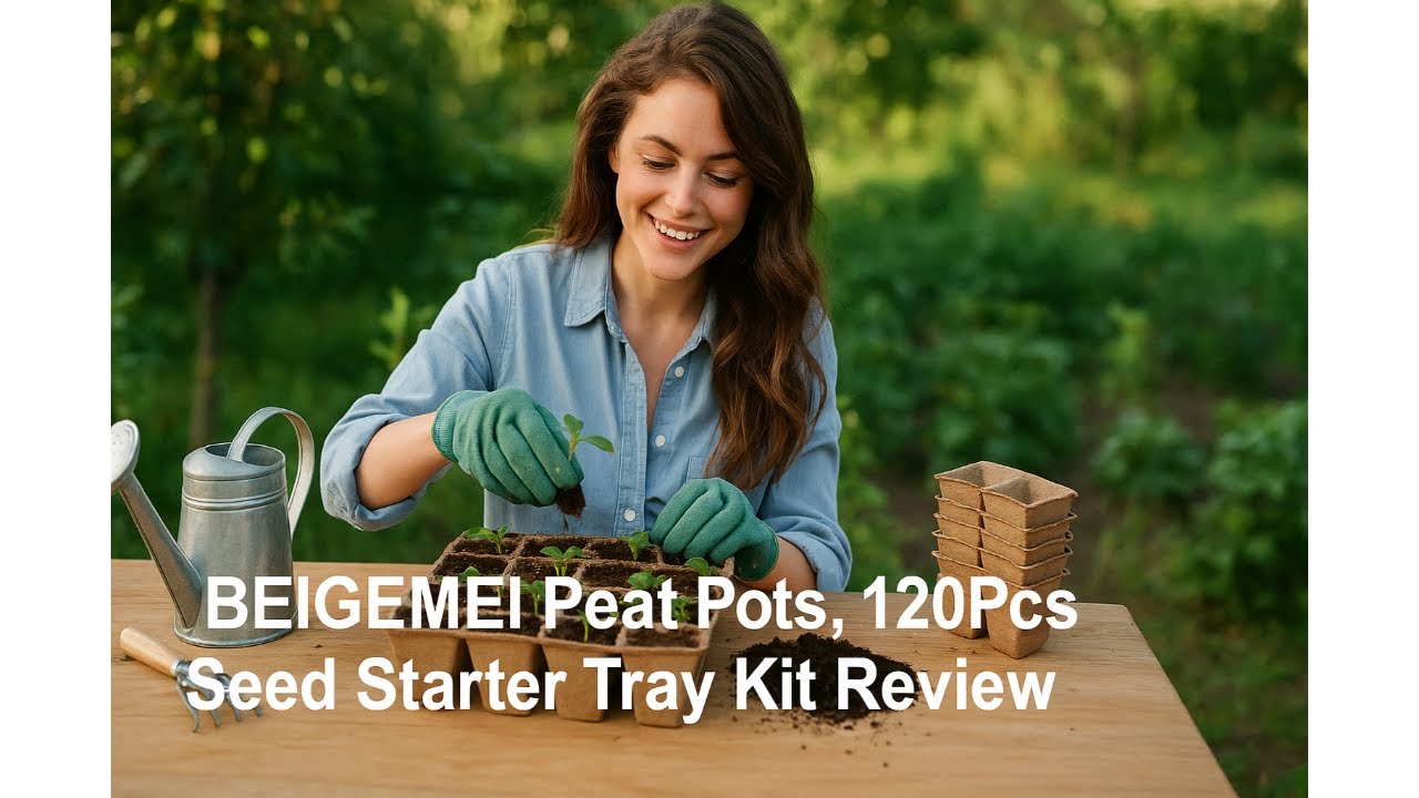 🌱 BEIGEMEI Peat Pots, 120Pcs Seed Starter Tray Kit Review 🌿
