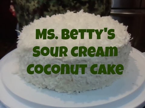 Video: Snowman Sour Cream-coconut Cake