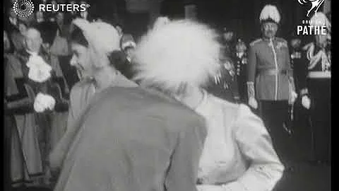 The King and Queen of Denmark visit London (1951)