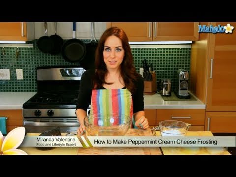 How to Make Peppermint Cream Cheese Frosting