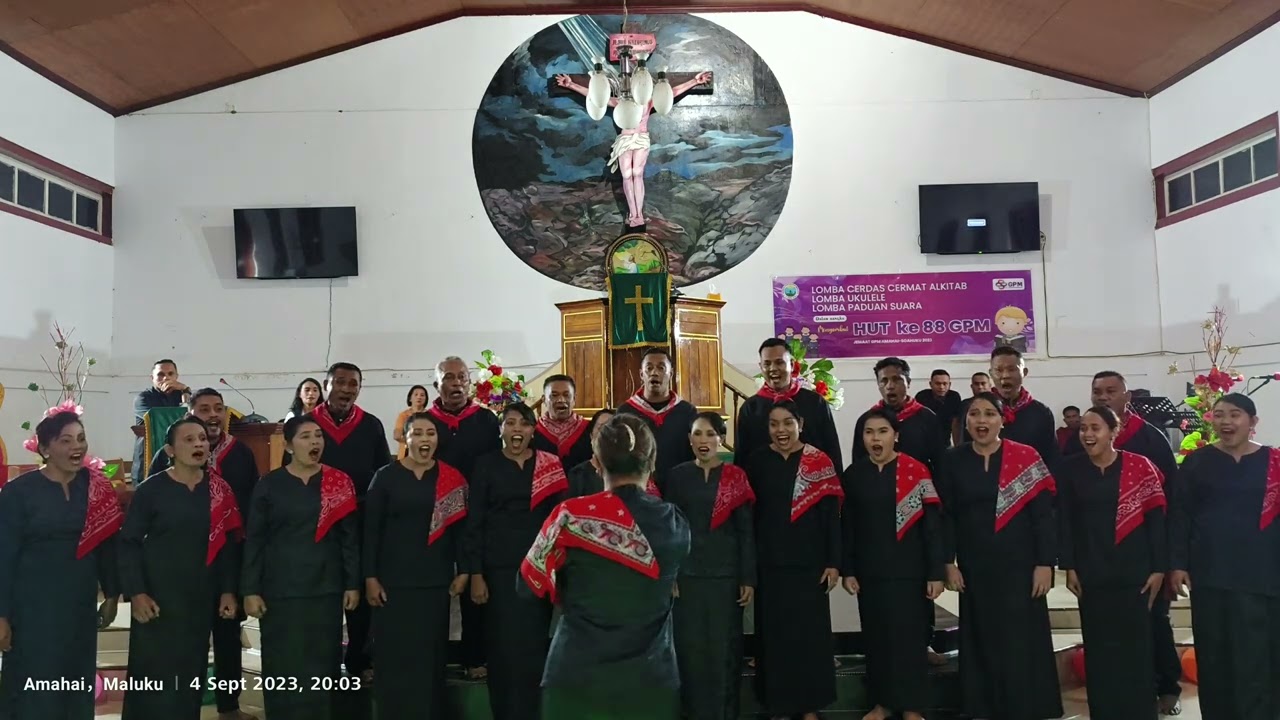 Mars Gereja Protestan Maluku Oleh Paduan Suara Jemaat GPM Amahai Soahuku Sektor Exodus