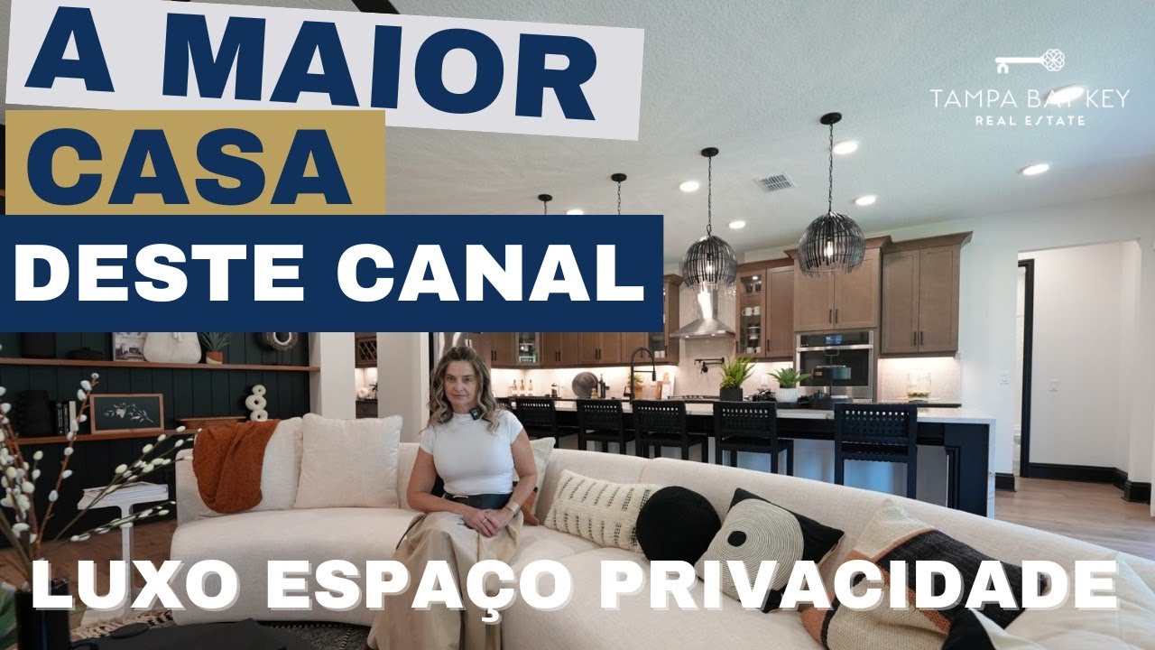 421. Tour em Casa de Luxo na Flórida / Casa Perfeita para Família Brasileira na Flórida #tampabay