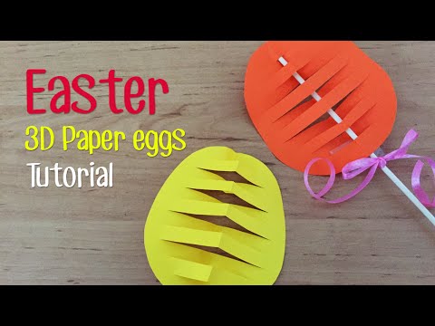 How to make Easter 3D paper egg