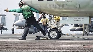 Aircraft Carrier Flight Deck Crew