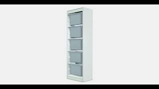 TROFAST Storage combination with boxes 40 | Store | 3DModel