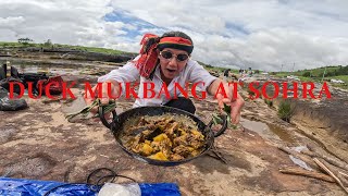 Duck Cooked In Manipur Style|| Mukbang || Manipuri Recipe By The Riverside At Sohra.