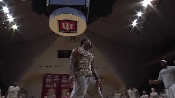 IU Football Dunk Contest - Stephen Houston