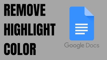 How To Remove Highlight Color In Google Docs