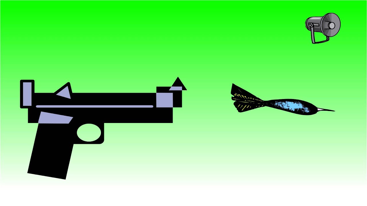 Gun shooting cocking darts Sound effect YouTube