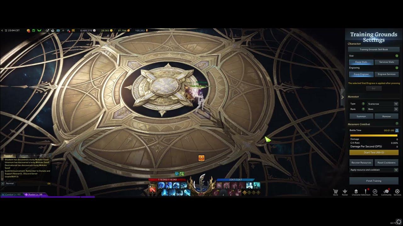 Control Glaivier 1 Minute DPS Test (1492.5) YouTube