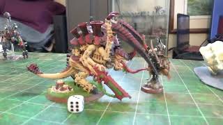 Solo Hammer! 300 Pts Warhammer 40k Tyranids vs Dark eldar