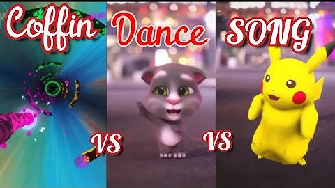 Coffin dance - Smash color vs talking tom vs pikachu