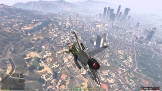 GTA V Jet eject collision