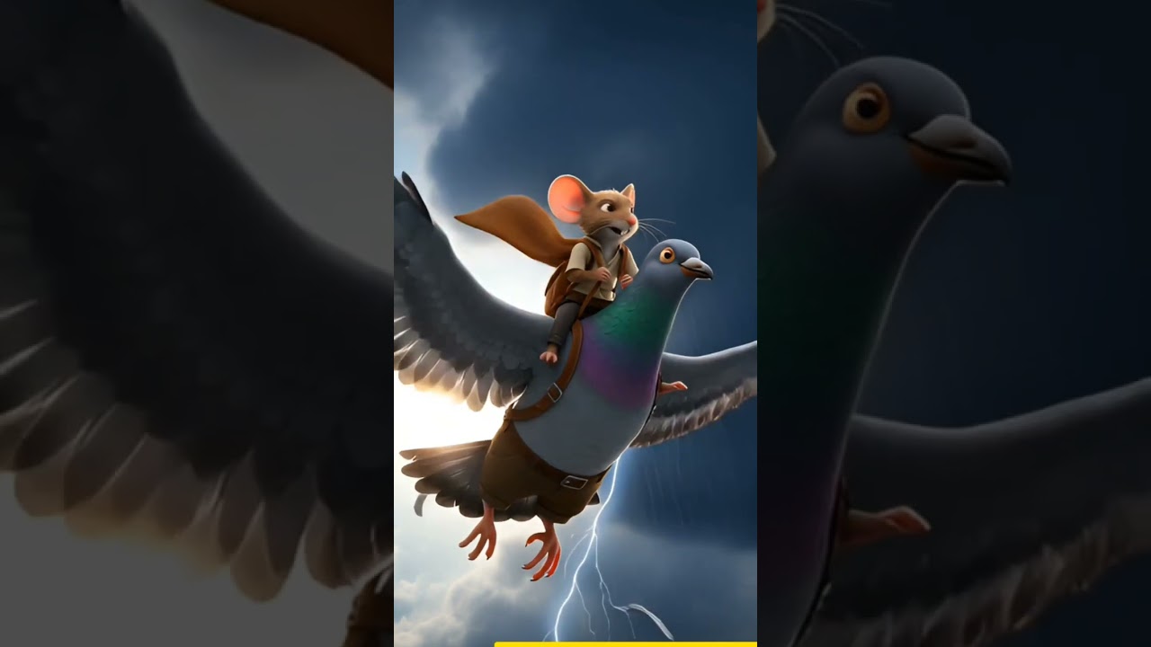 the parrot and pigeon and rat 