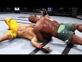 UFC Bruce Lee vs Kamaru Usman(Welterweight champion) Choked and died.