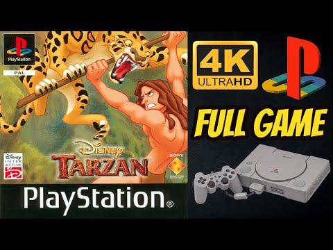 Disney S Tarzan 4K60ᶠᵖˢ UHD PS1 Longplay Walkthrough Playthrough Full Movie Game 