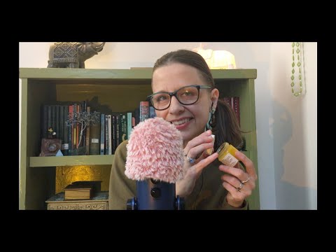ASMR Lid Sounds + Encouraging Whispers | Tapping, Jar Opening, Positive Affirmations (caring friend)