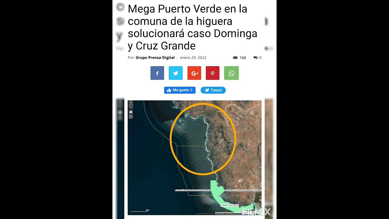 MEGA PUERTO VERDE EN LA SERENA SERIA LA SOLUCION A DOMINGA Y CAP ATACAMA GOLD - Elias Cid Campillay
