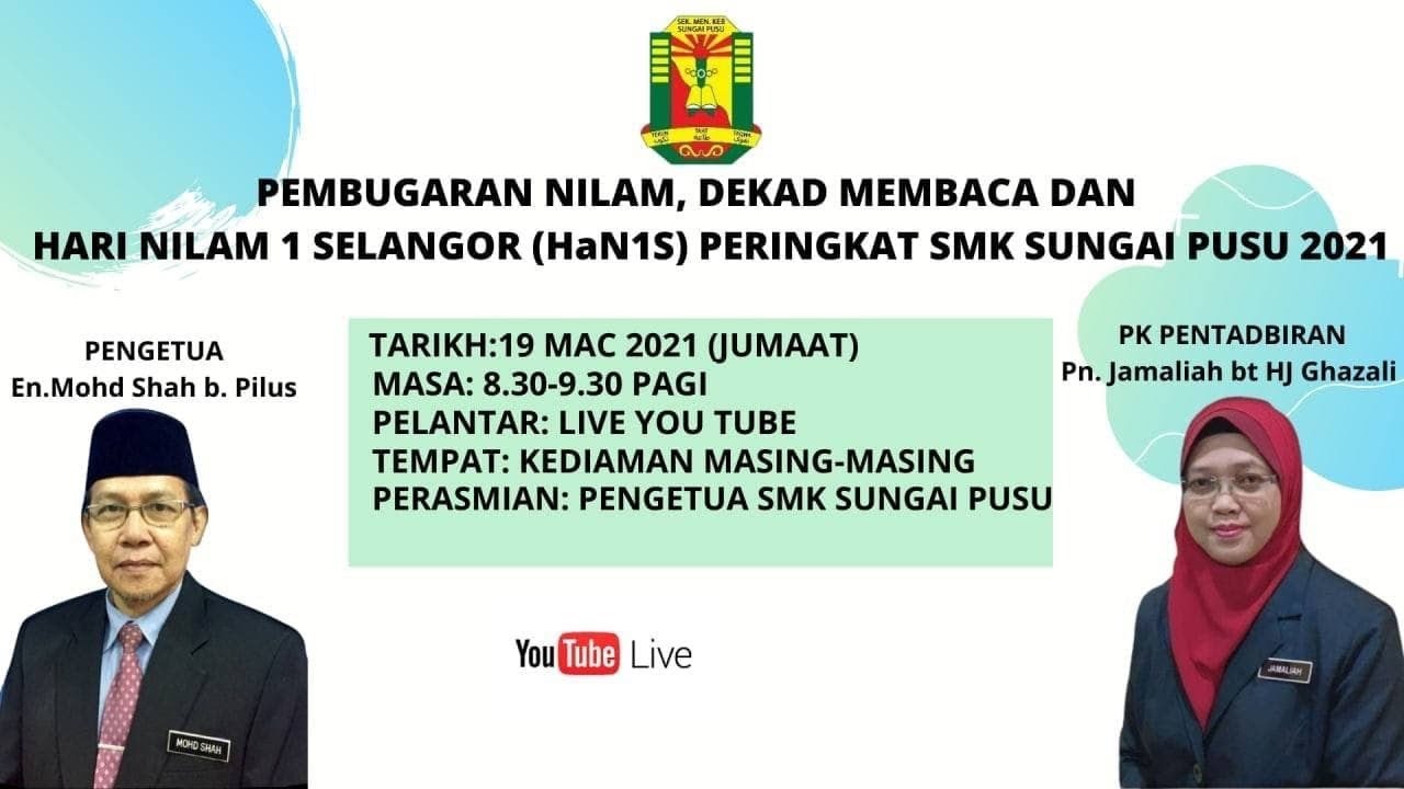 Program Pembugaran Nilam Han1s Peringkat Smk Sungai Pusu 2021 Youtube