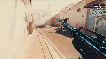 Quad M4A1 S Liquidation on Dust2 CS2 FACEIT