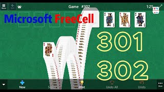 Conquering FreeCell Solitaire Levels #301 & 302 Deck | Microsoft Solitaire Mastery