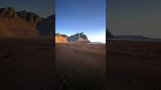 Is this even Earth? Running my hands through volcanic history at Vestrahorn - a magical place.