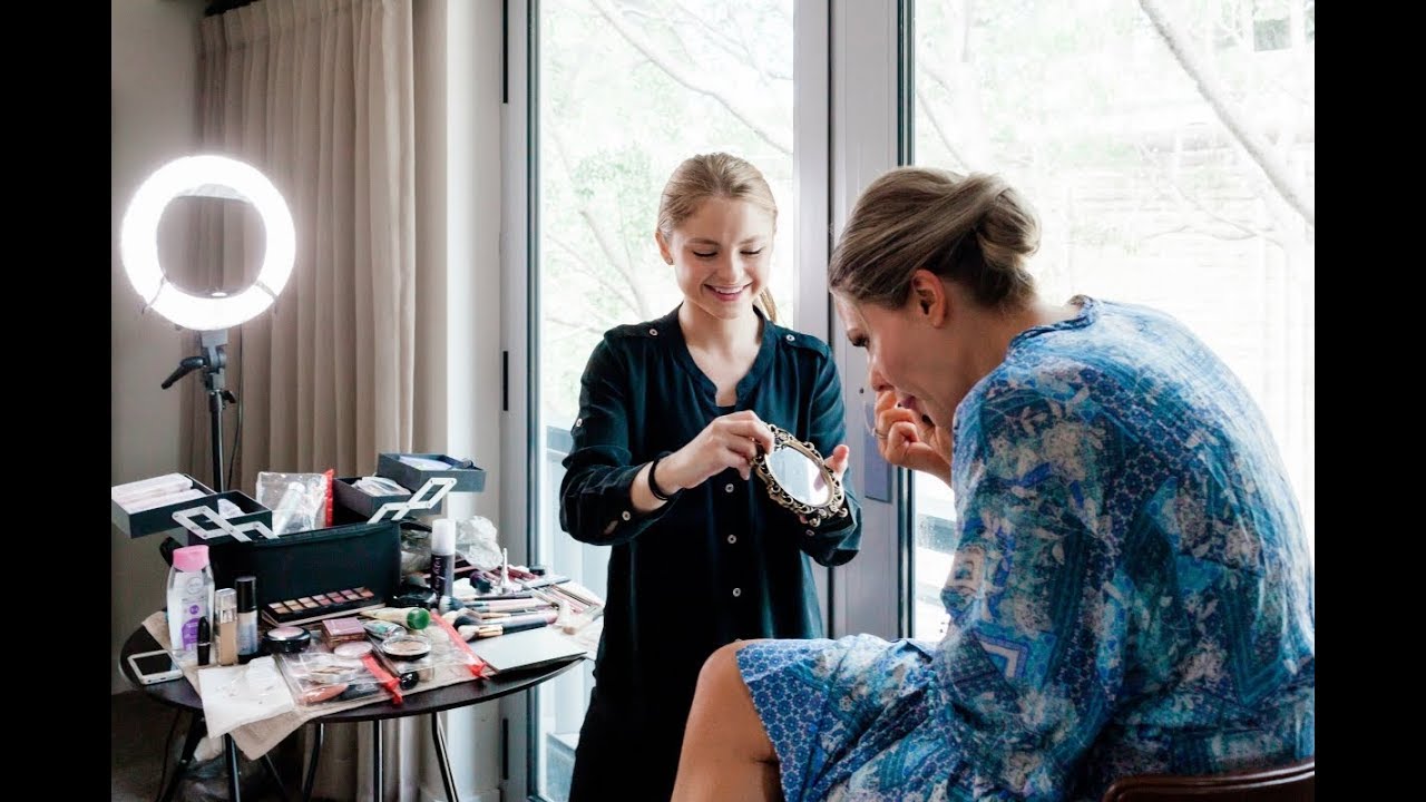 Wedding Client Vlog ♡ Bright Eyes Makeup