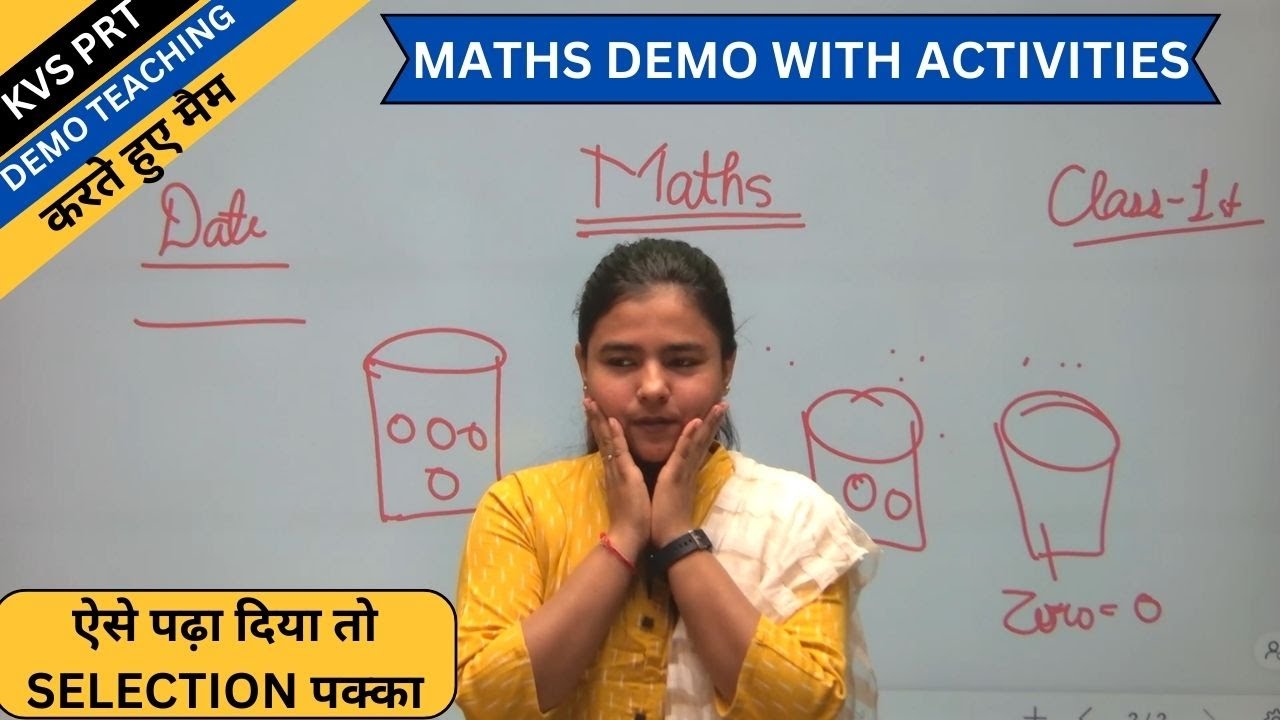Kvs PRT Interview Maths Demo Teaching | Concept of Zero Demo Teaching | Kvs Maths Demo Video
