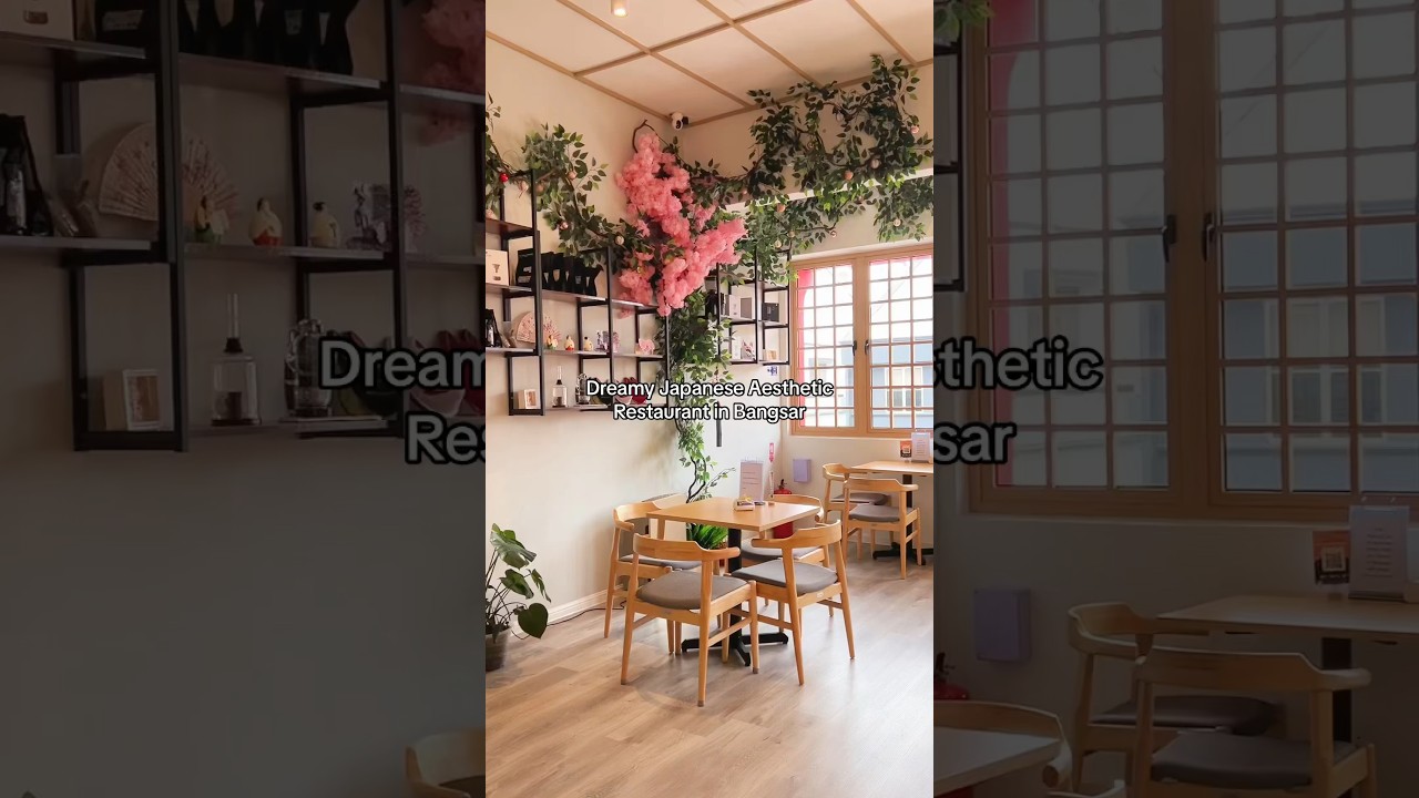 Dreamy Japanese aesthetic cafe restaurant in Bangsar - Sakuragawa by Mihachinodo 