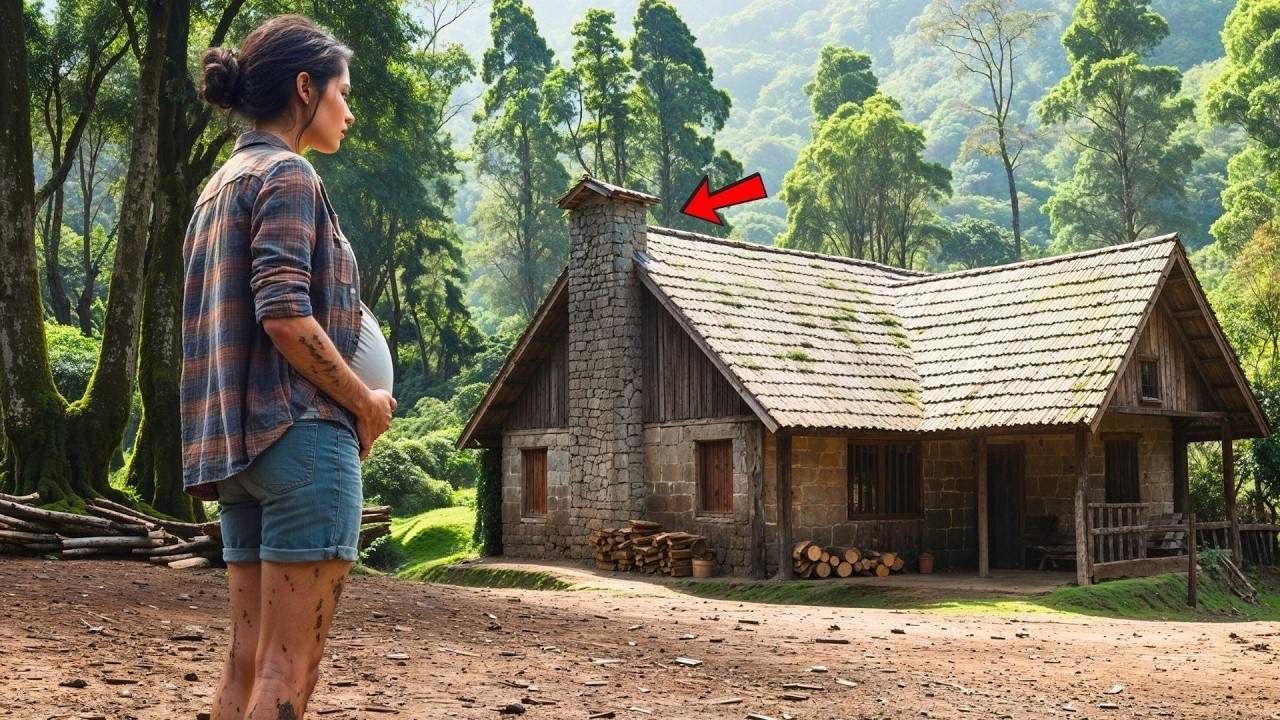 Espancada todos os dias pelos pais, uma adolescente grávida fugiu até encontrar uma cabana escondida