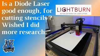 How I use a Laser cutter for stencils, and Watch before buying one