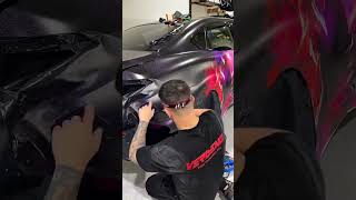 Custom Wrap Design: BLACK PANTHER – wrapped in Canada🇨🇦  #carwrap #automobile #marvel #blackpanther