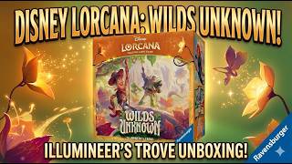 PIXAR IS HERE! 🤠🚀 Disney Lorcana: Wilds Unknown Illumineer’s Trove Unboxing