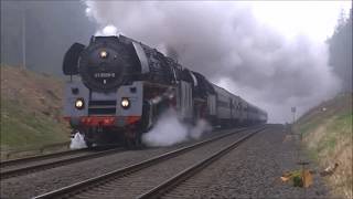 Frühlingsexpress mit 01 0509-8 und 35 1097-1 am 05.04.2014