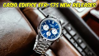 Casio Edifice EFR-575 New Releases: Gray, Purple & Gold Watches Under €150! Full Specs & Review