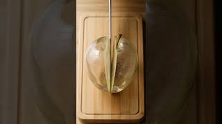 Cutting Glass Fruit Apple 🍎#aiart #asmrsounds #asmr #aiasmr #satisfyingvideo #trendASMR #ai